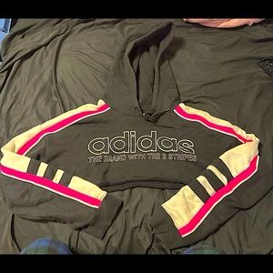 Adidas Cropped Hoodie